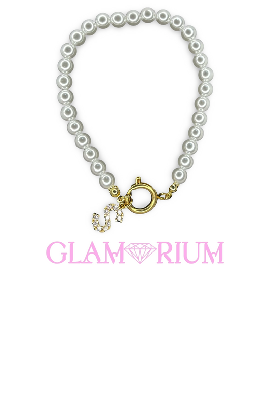 ‘Pearly and Personal’ Pearl Initial Personalised Bracelet