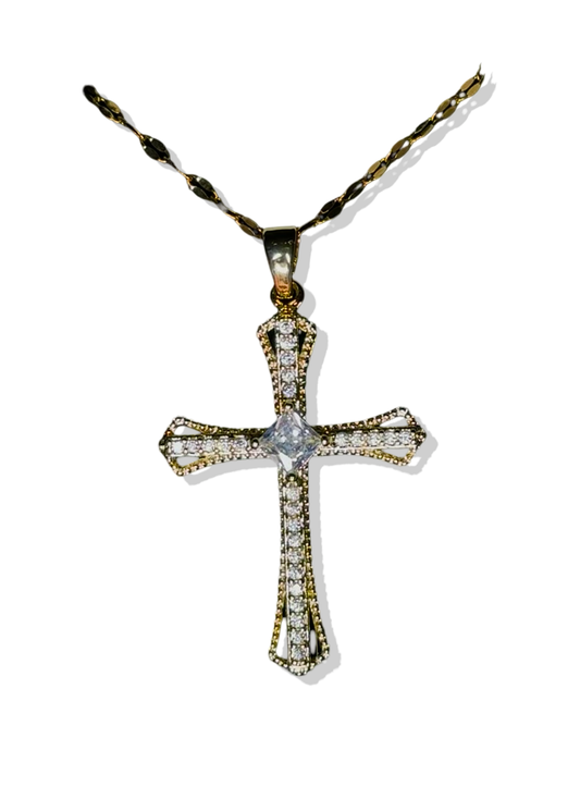 ‘’Holy Chic’’ Cross Pendant Necklace